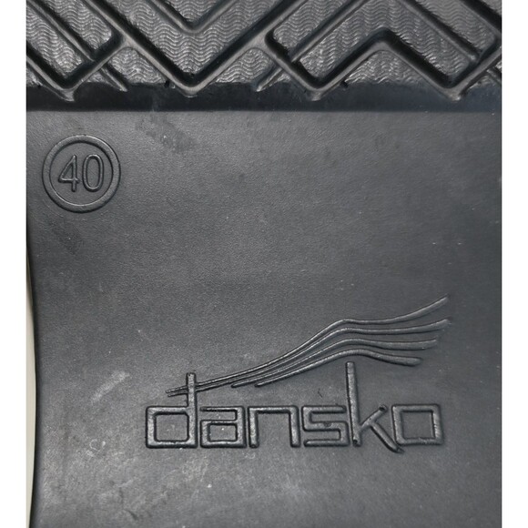 Dansko Marcelle Clog Shoes Womens EU 40 US Size 9.5 - 10 Maryjane Brown Leather - Picture 8 of 9